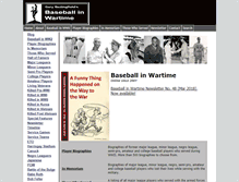 Tablet Screenshot of baseballinwartime.com